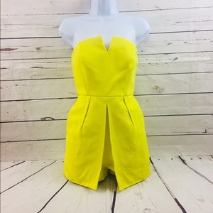 TopShop Romper Neon Yellow Size 6